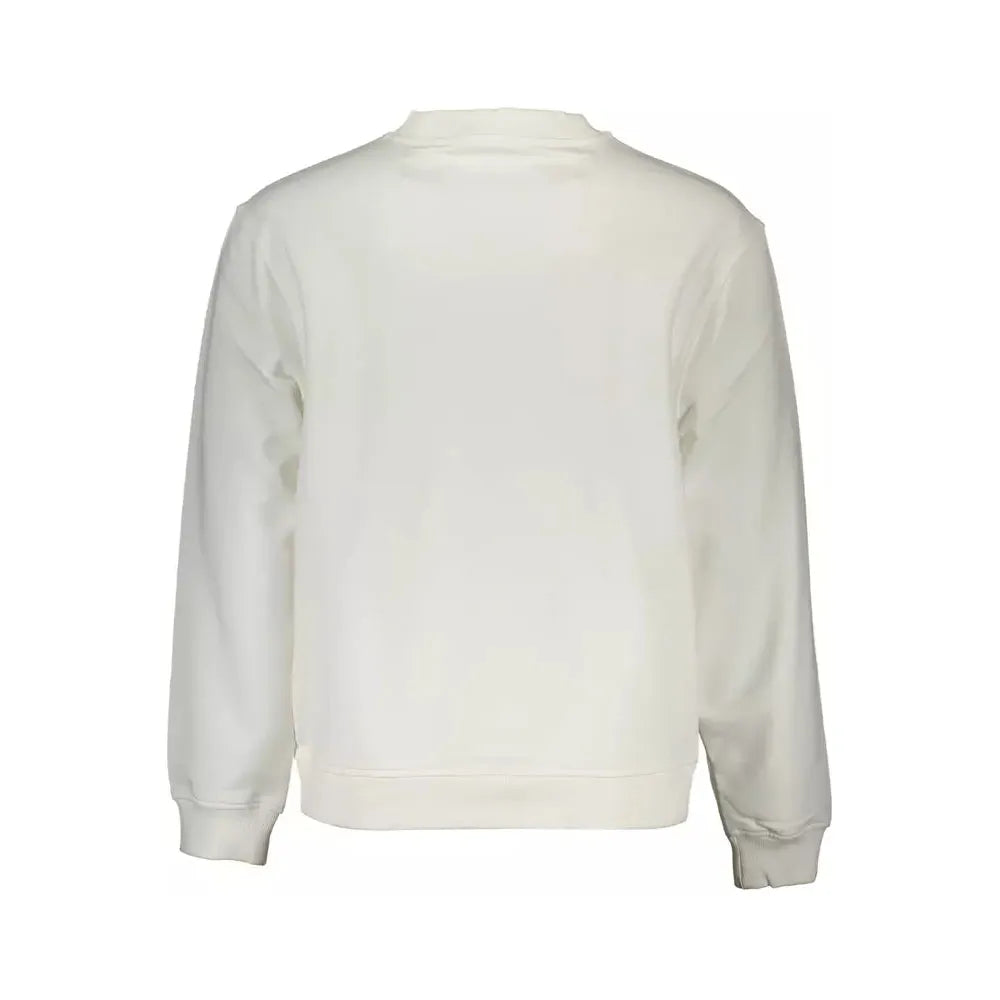 Calvin Klein White Cotton Men Sweater Calvin Klein