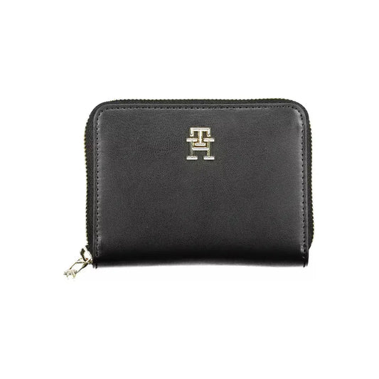 Tommy Hilfiger Black Polyethylene Women Wallet Tommy Hilfiger