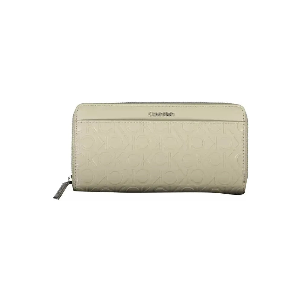 Calvin Klein Beige Polyethylene Women Wallet Calvin Klein