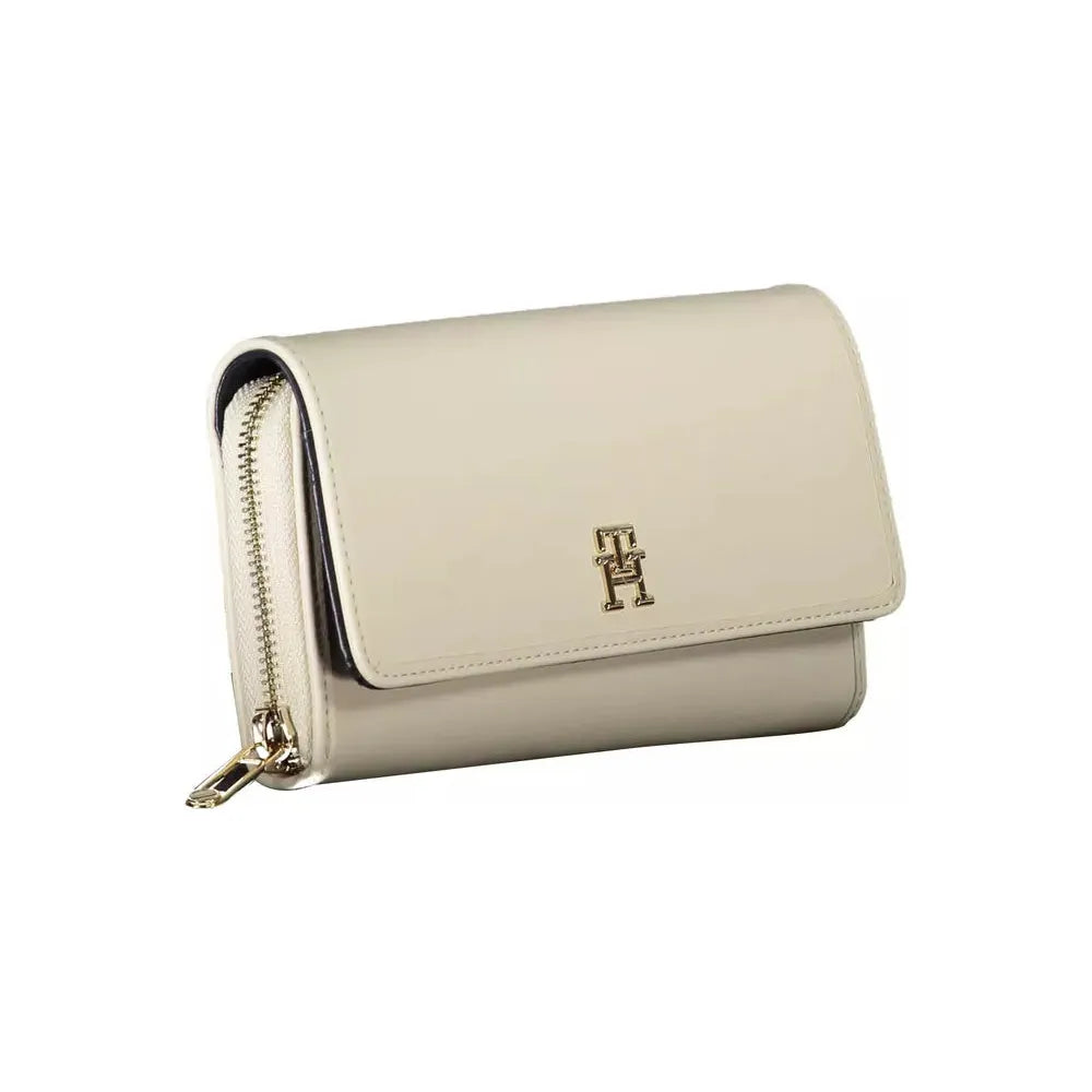 Tommy Hilfiger White Polyethylene Women Wallet Tommy Hilfiger