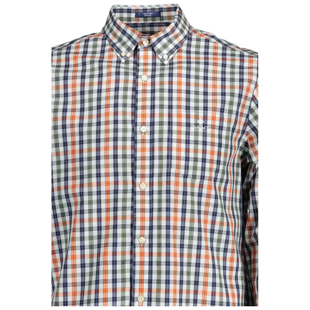 Gant Green Cotton Men Shirt Gant