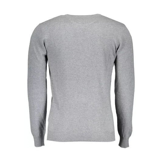 U.S. POLO ASSN. Gray Wool Men Sweater U.S. POLO ASSN.