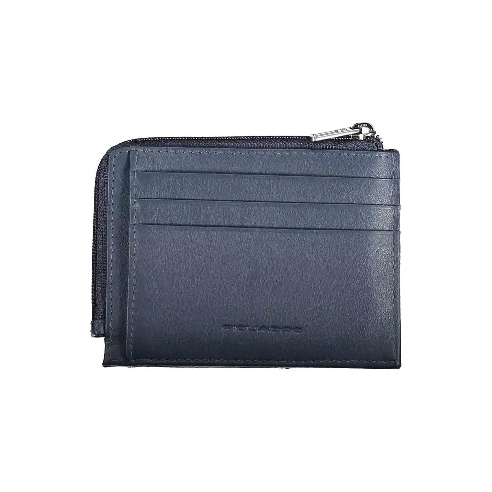 Piquadro Blue Leather Men Wallet Piquadro