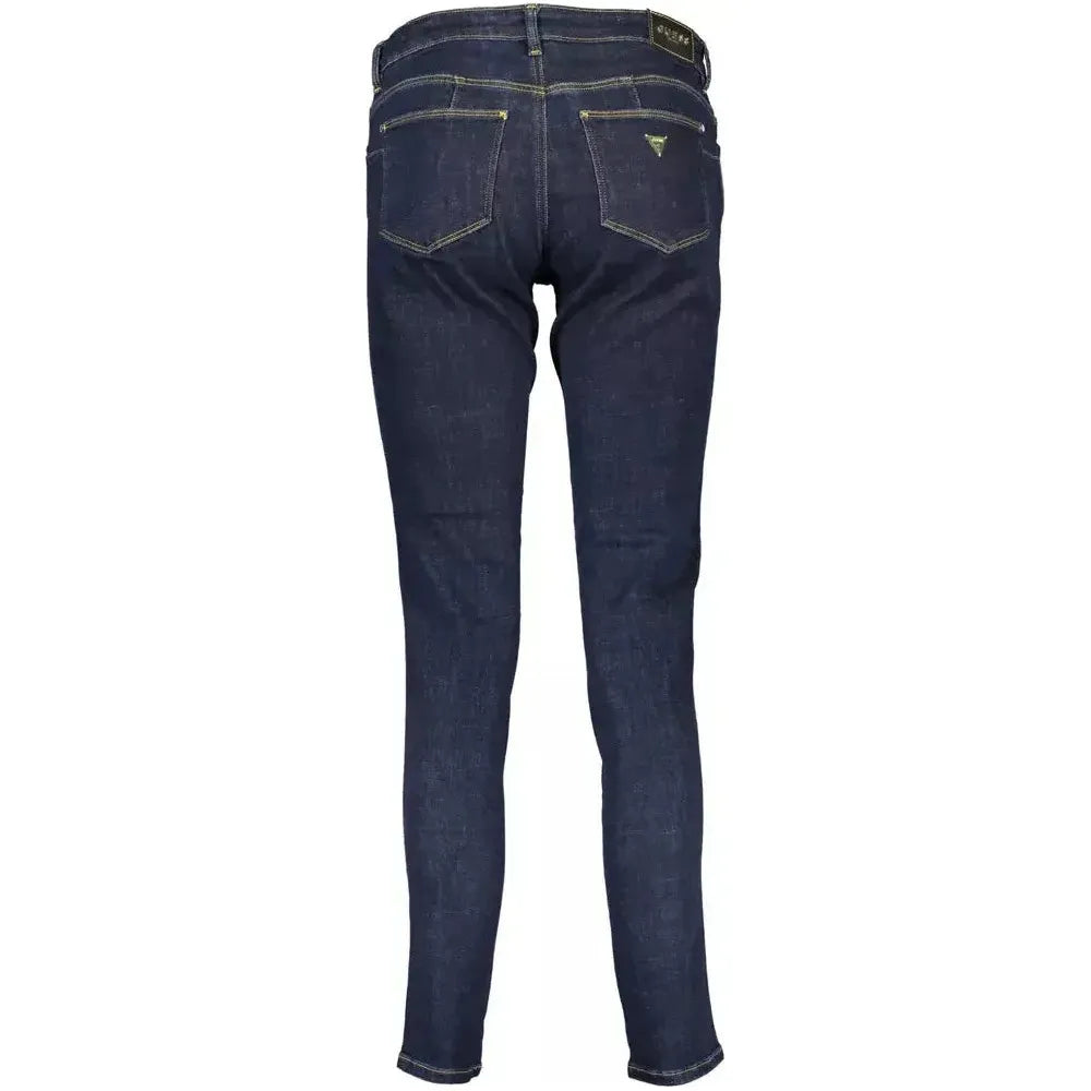 Guess Jeans Blue Cotton Women Jeans Guess Jeans