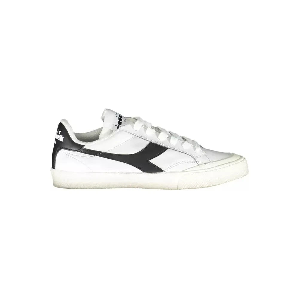 Diadora White Leather Women Sneaker Diadora