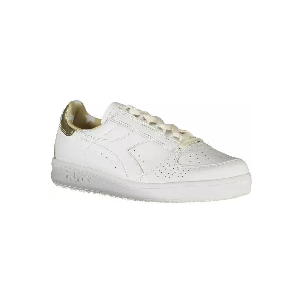 Diadora White Leather Women Sneaker Diadora