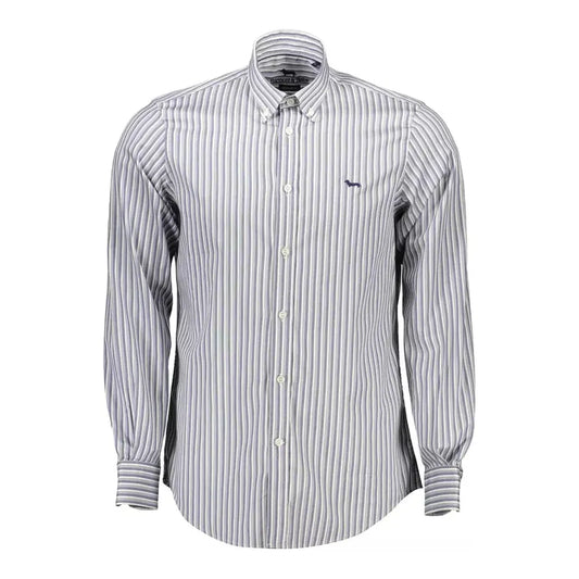 Harmont & Blaine Light Blue Cotton Men Shirt Harmont & Blaine