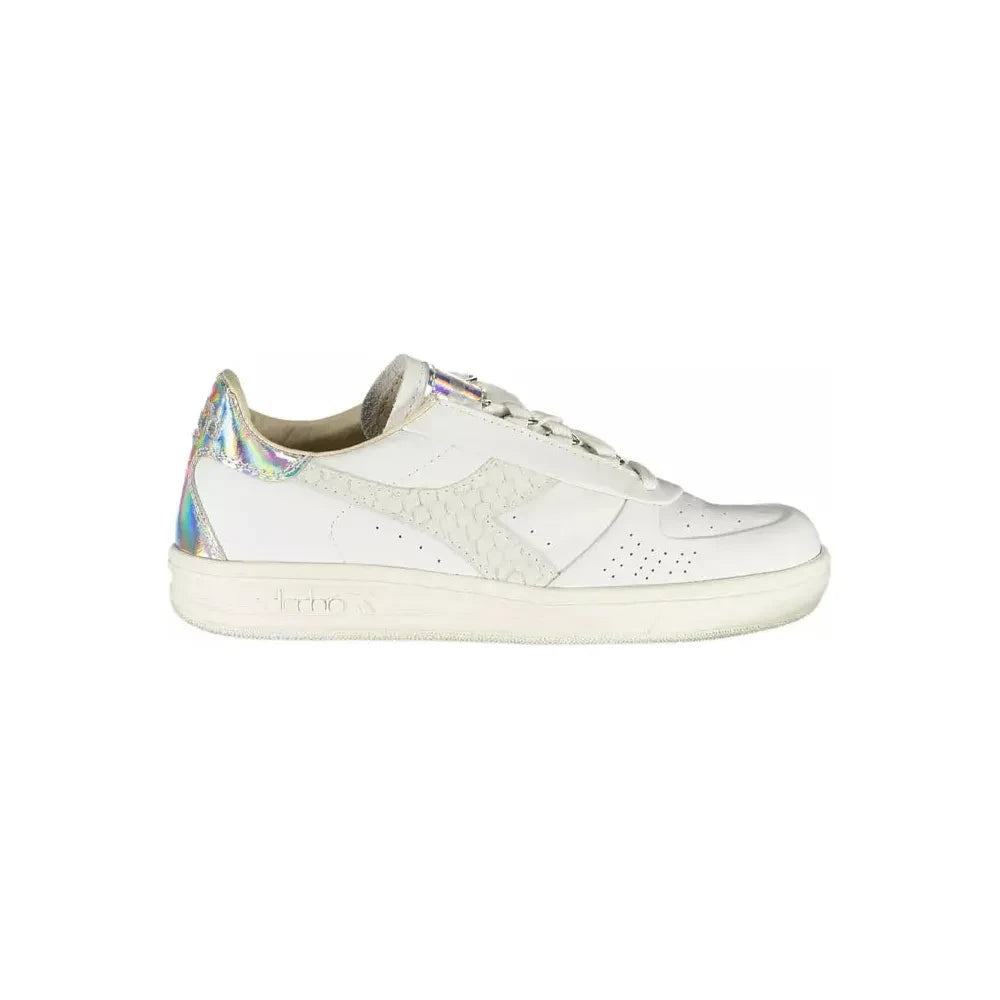 Diadora White Leather Women Sneaker Diadora