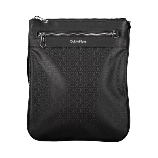 Calvin Klein Black Polyester Men Shoulder Bag Calvin Klein