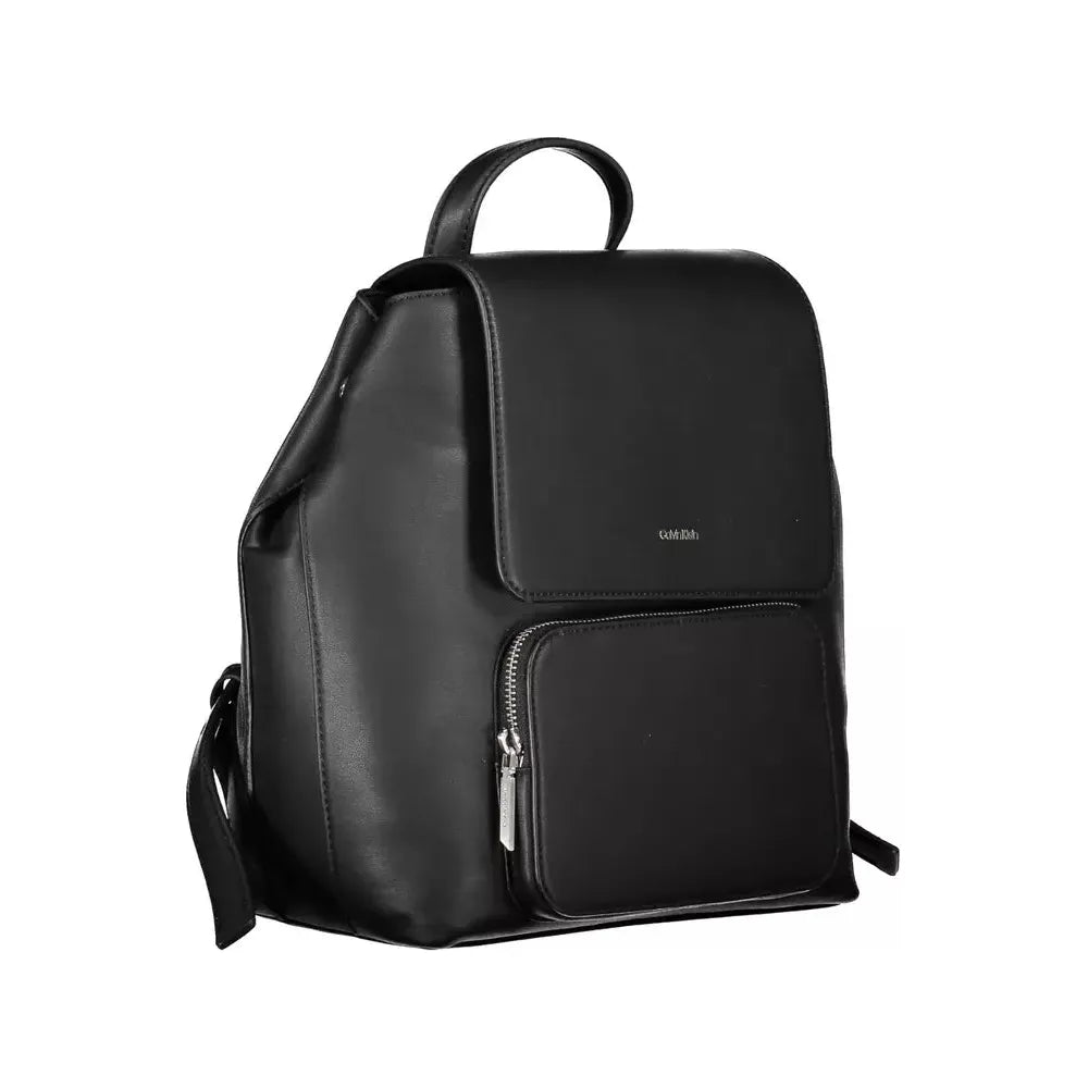 Calvin Klein Black Polyester Women Backpack Calvin Klein