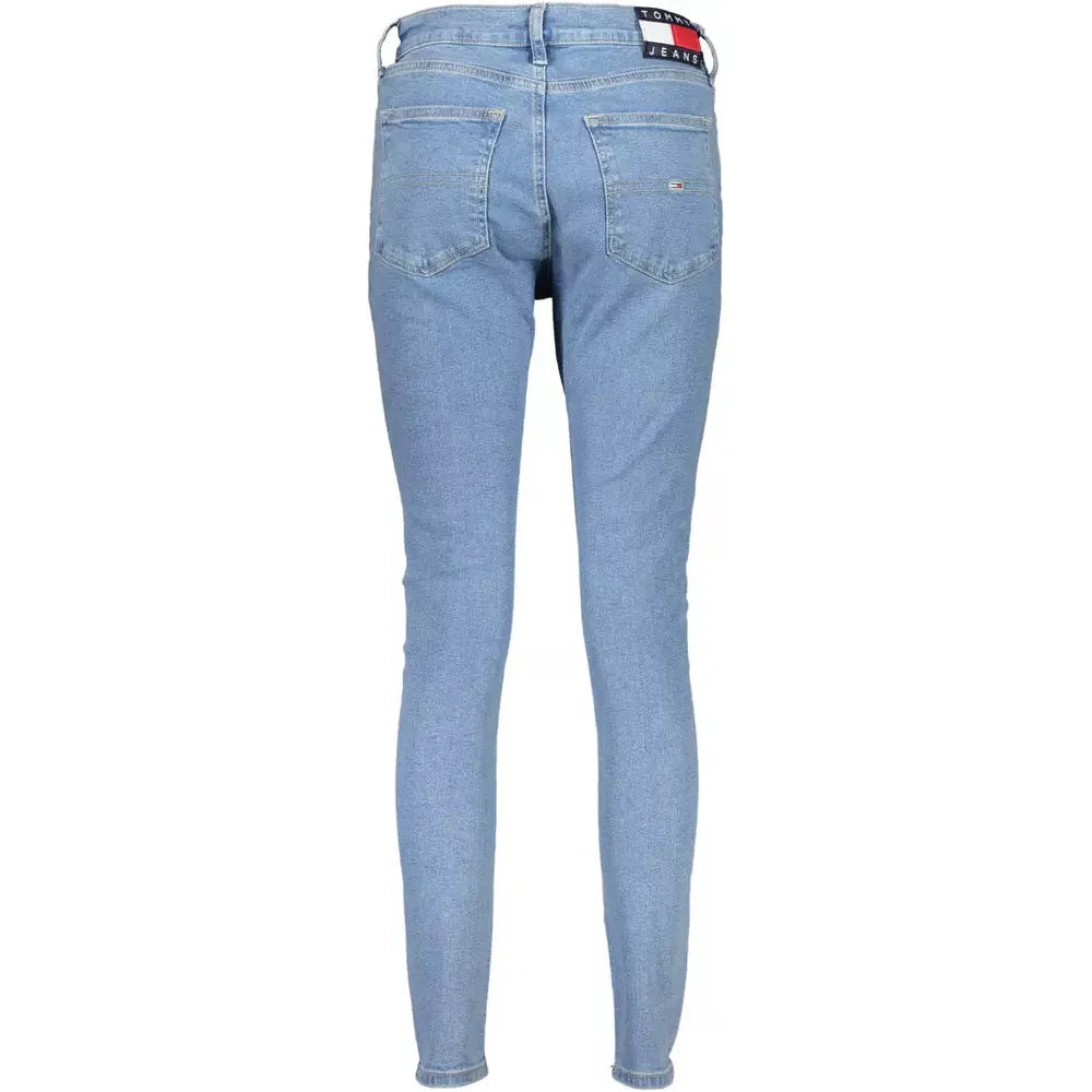 Tommy Hilfiger Light Blue Cotton Women Jeans Tommy Hilfiger