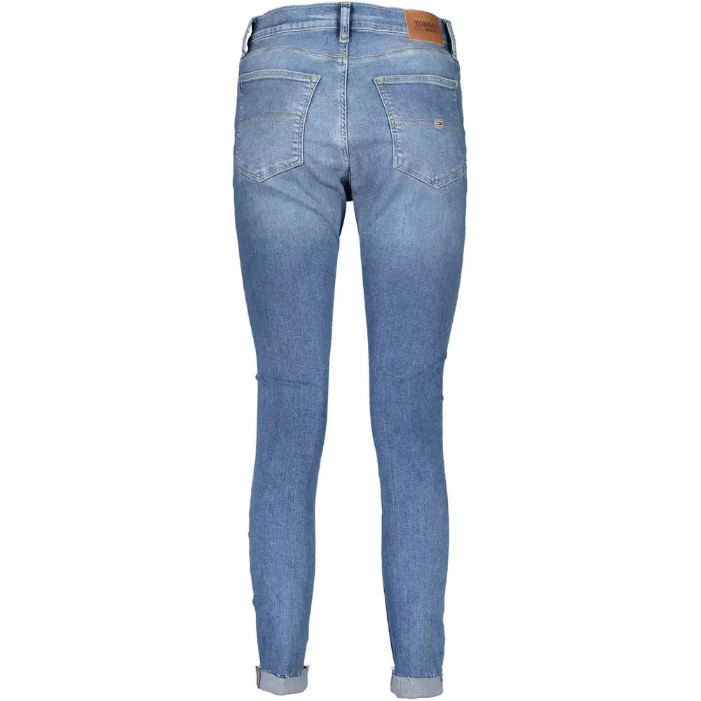 Tommy Hilfiger Light Blue Cotton Women Jeans Tommy Hilfiger