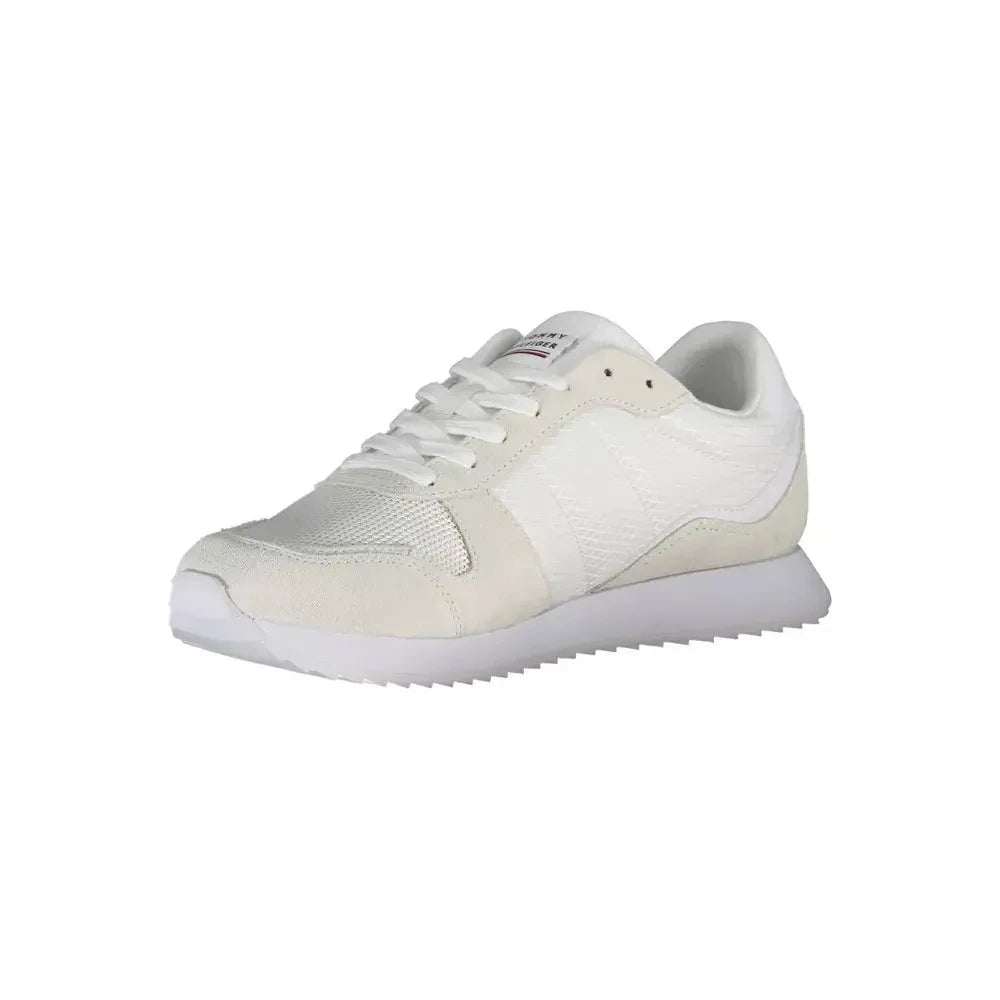 Tommy Hilfiger White Polyester Sneaker