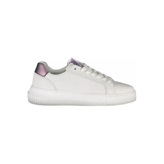 Calvin Klein White Leather Women Sneaker Calvin Klein