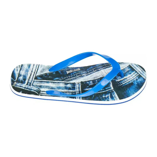 Just Cavalli Light Blue EVA Mens Sandal Just Cavalli