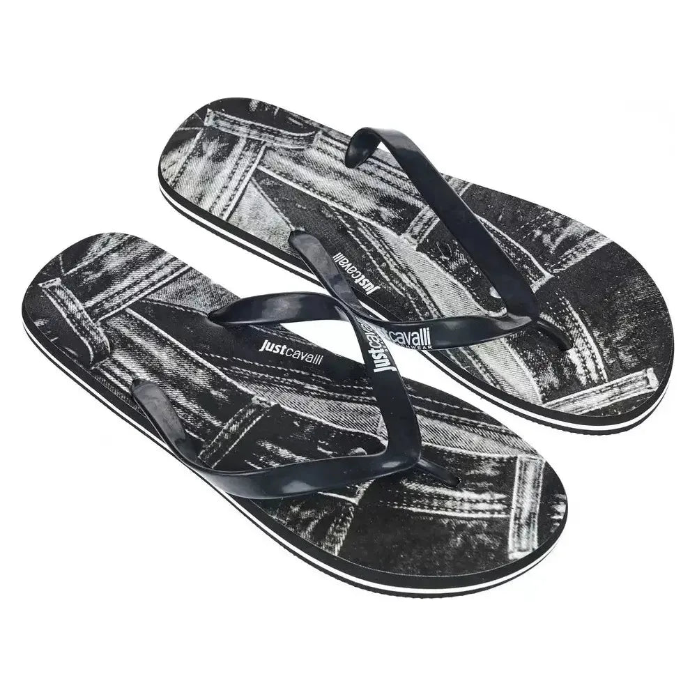 Just Cavalli Black EVA Men's Sandal