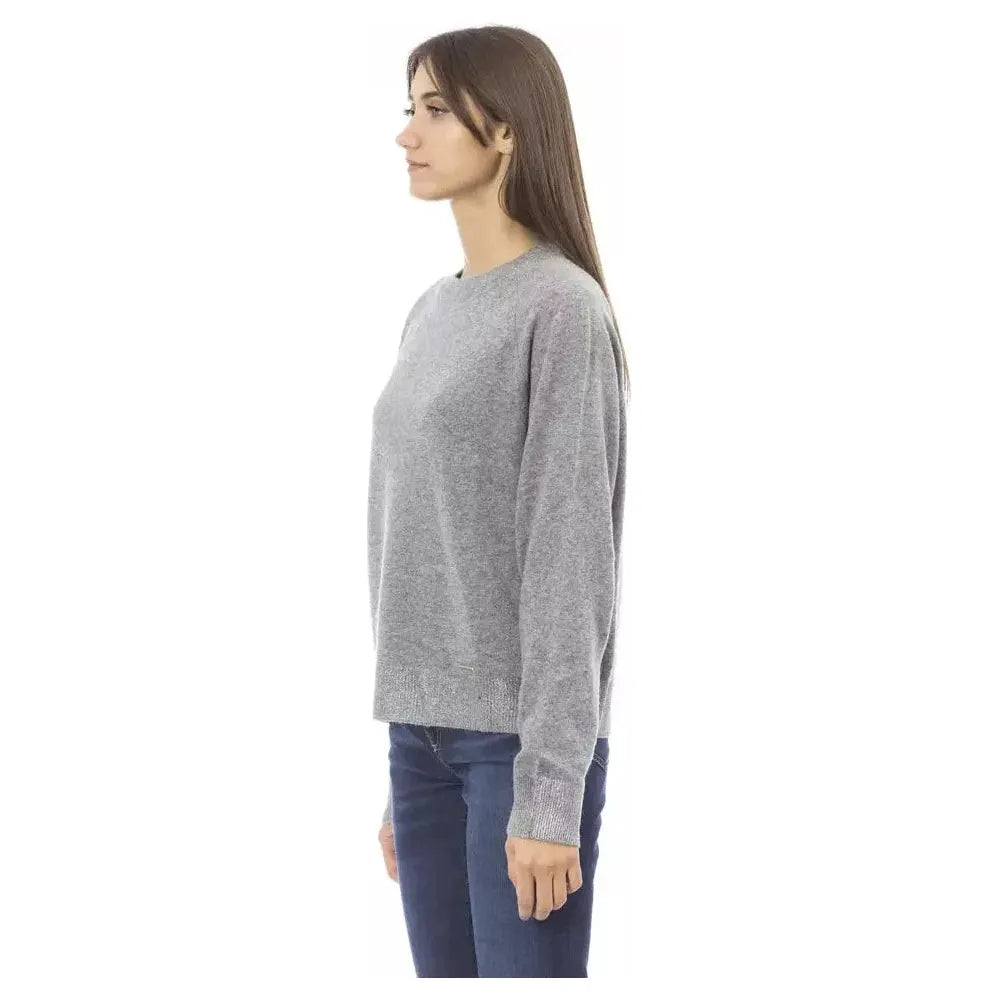 Baldinini Trend "Gray Wool Women's Sweater" Baldinini Trend