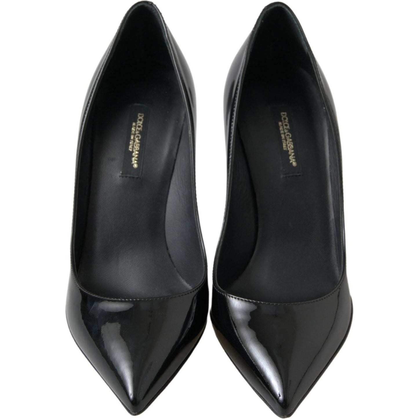 Dolce & Gabbana Elegant Patent Leather Heels Pumps Dolce & Gabbana