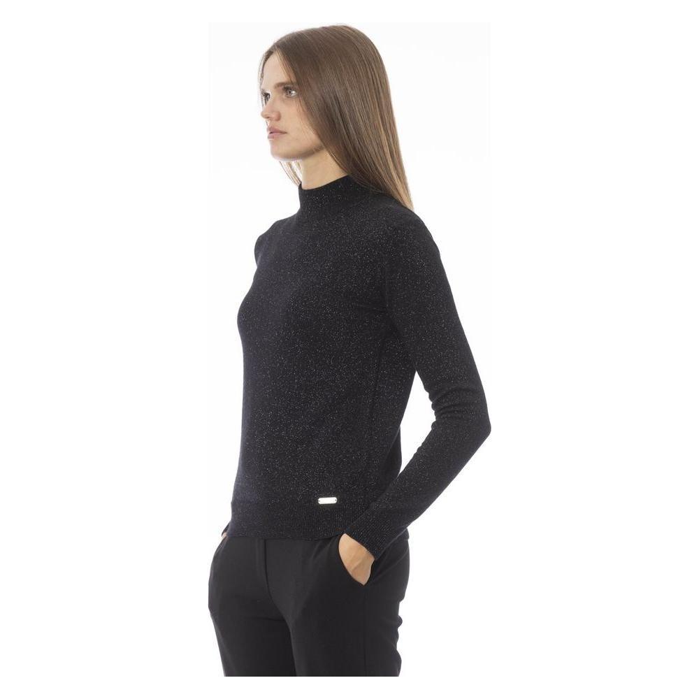 Baldinini Trend Black Cashmere Women Sweater Baldinini Trend