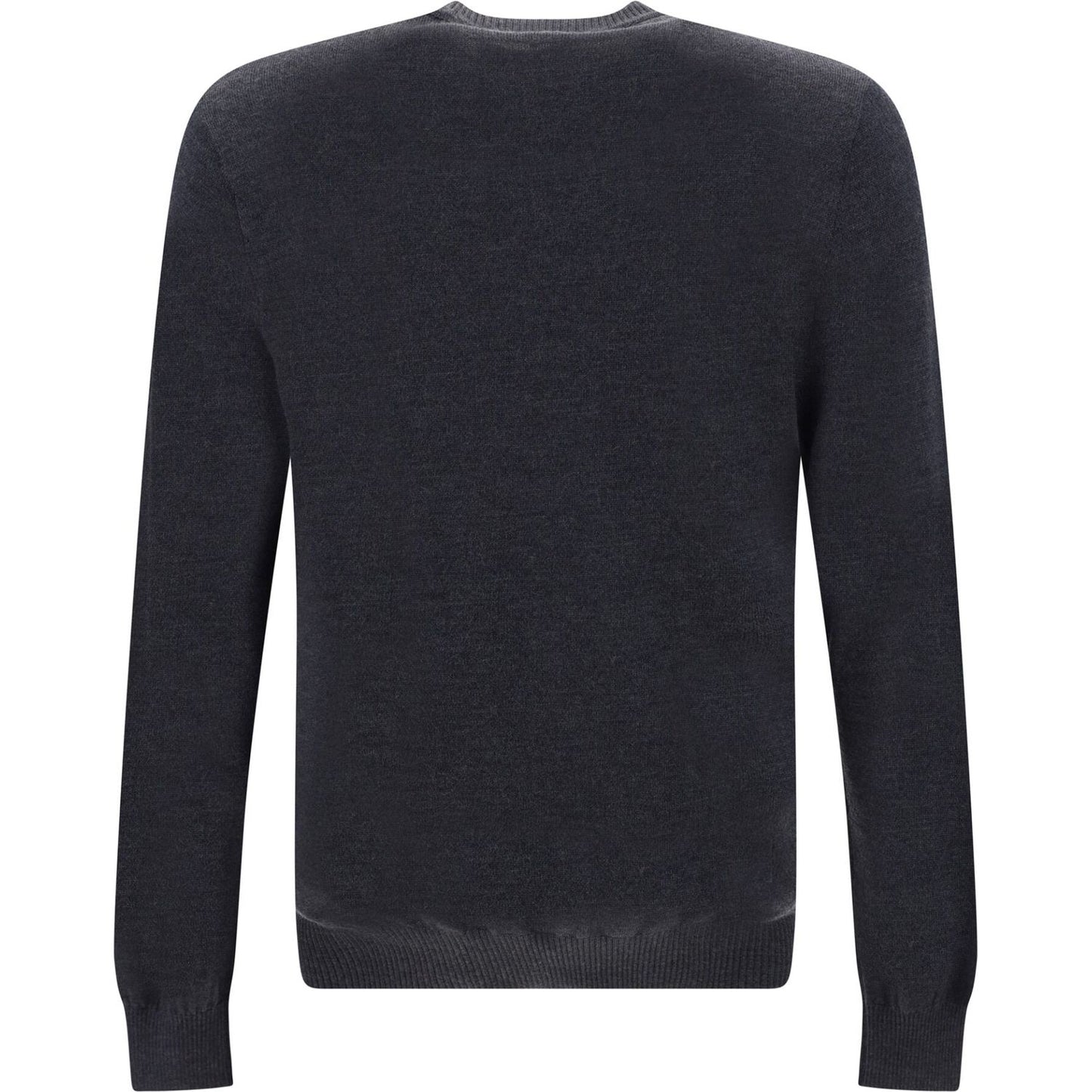 Fendi Chic Grey Wool Iconic Logo Sweater Fendi