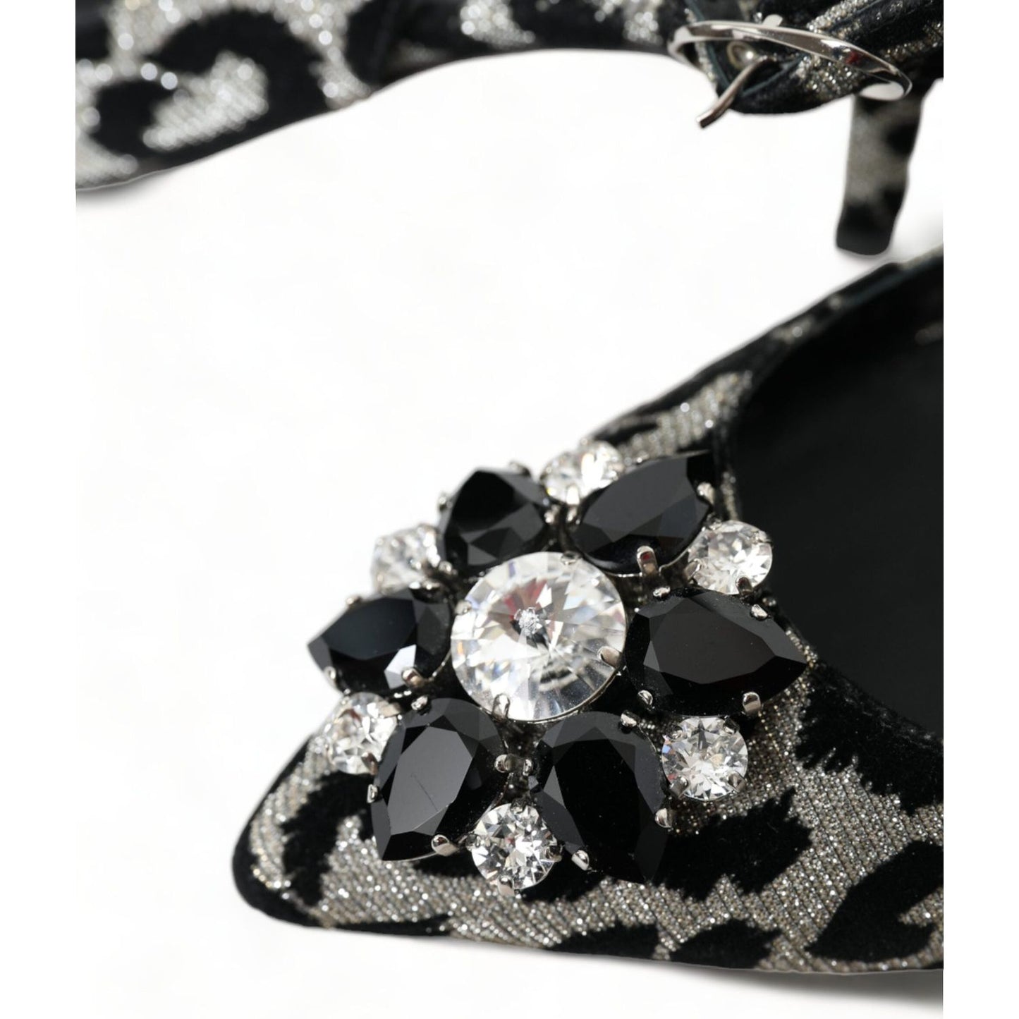 Dolce & Gabbana Crystal Leopard Slingback Heels Pumps Dolce & Gabbana