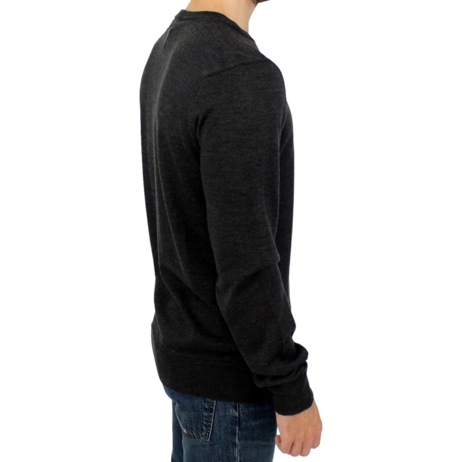 Costume National Gray crewneck pullover sweater