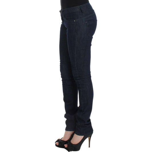 Costume National Chic Dark Blue Skinny Leg Jeans Costume National