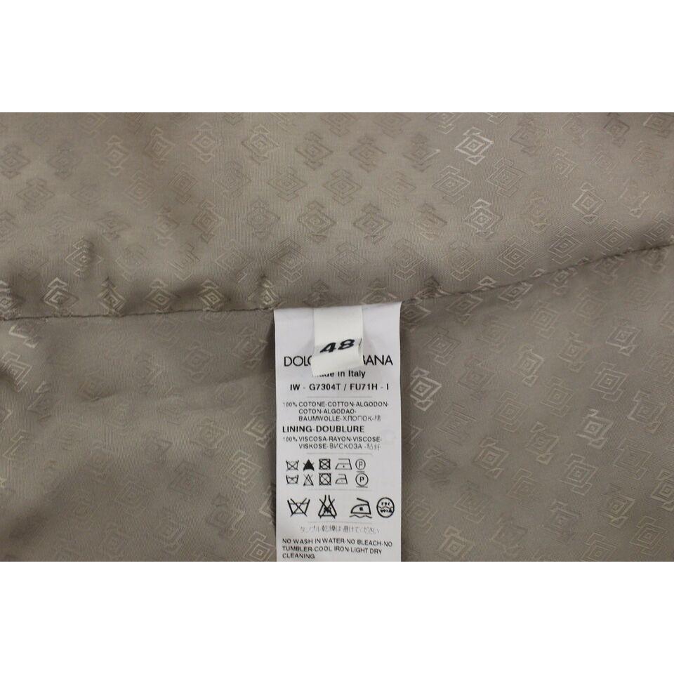 Dolce & Gabbana Black Cotton Dress Vest Blazer Jacket