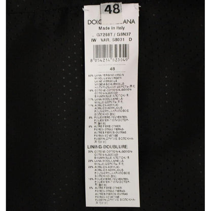 Dolce & Gabbana Gray Wool Blend Vest Gilet Weste