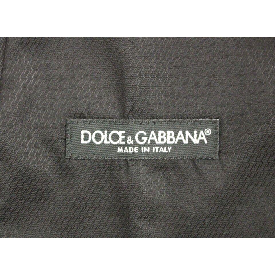 Dolce & Gabbana Elegant Gray Wool Dress Vest Dolce & Gabbana