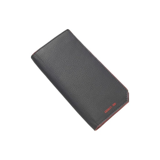 Cerruti 1881 Blue Calfskin Men Wallet