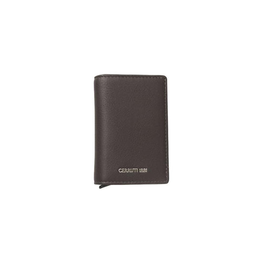 Cerruti 1881 Brown Calf Leather Men Wallet Cerruti 1881