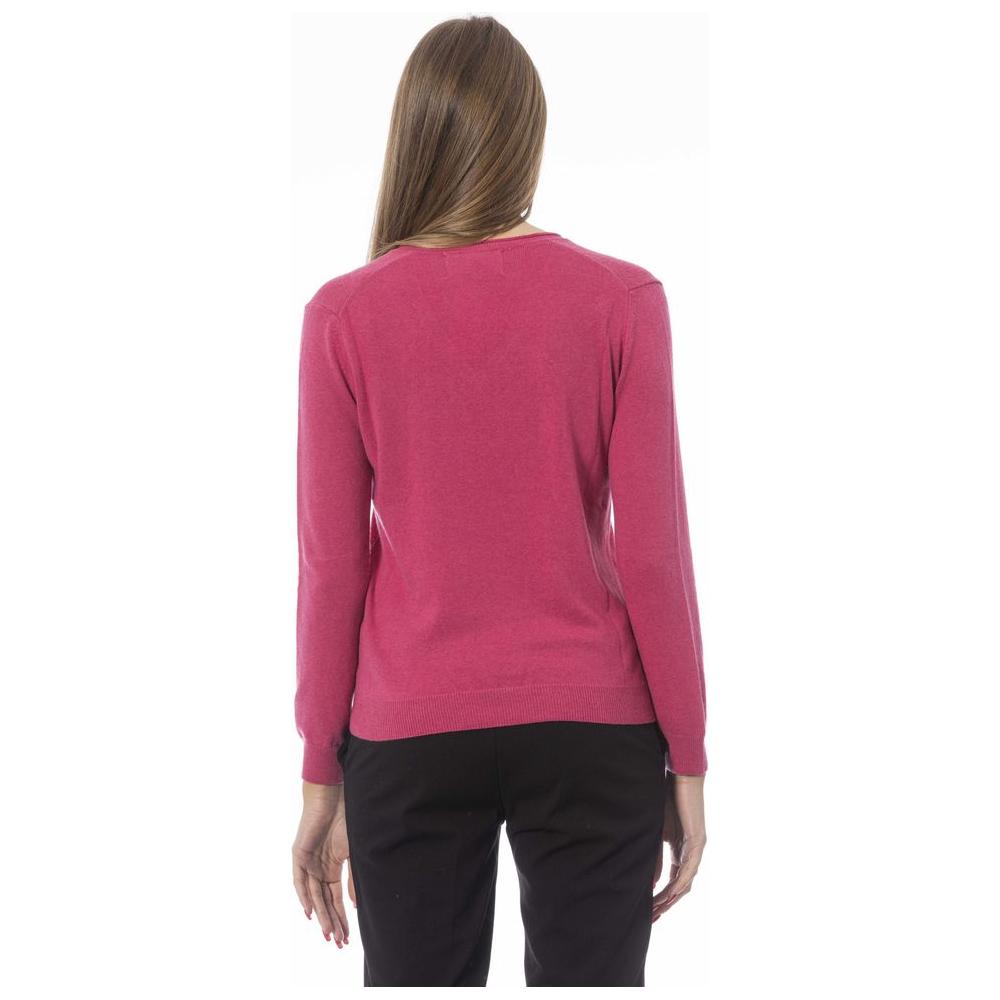 Baldinini Trend Fuchsia Cashmere Women Sweater Baldinini Trend