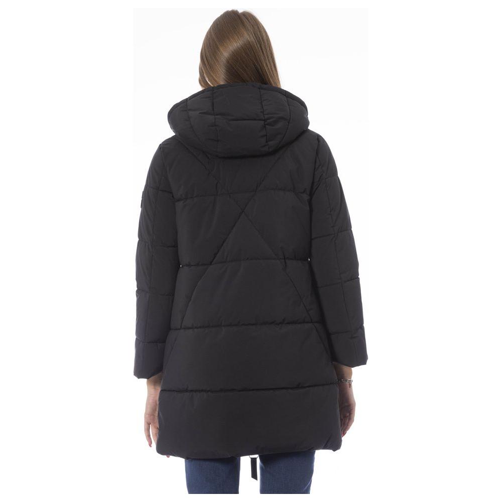 Baldinini Trend Black Polyester Women Jacket Baldinini Trend