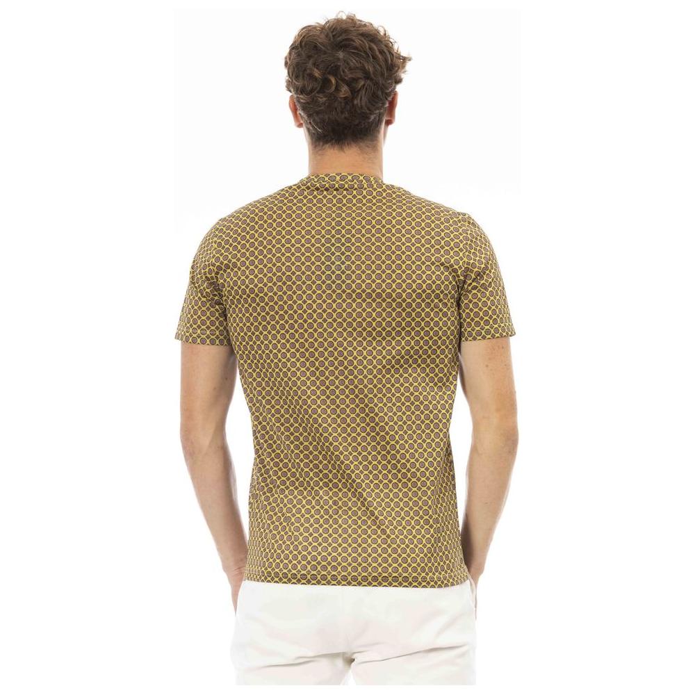 Baldinini Trend Yellow Cotton Men T-Shirt Baldinini Trend