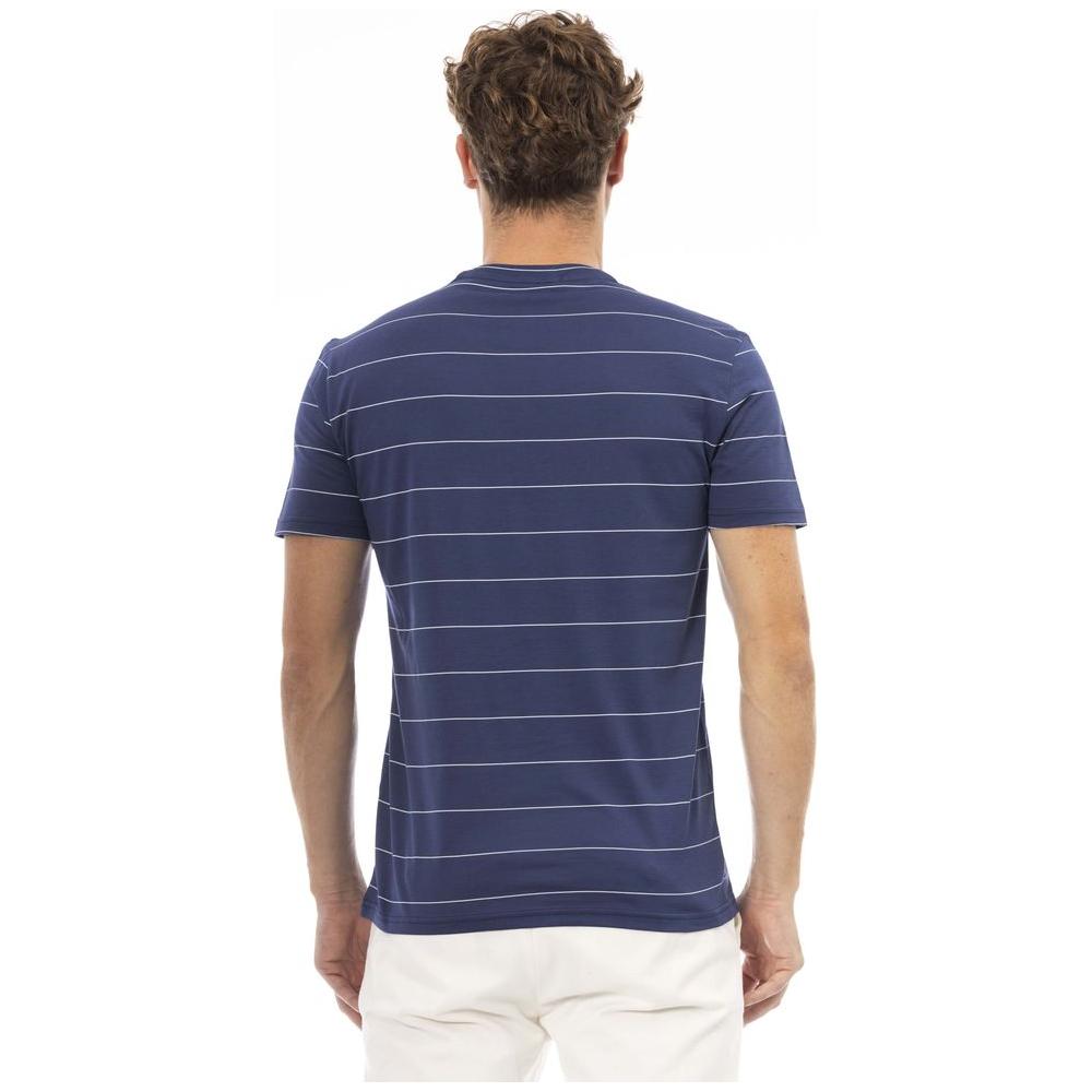 Baldinini Trend Blue Cotton Men T-Shirt