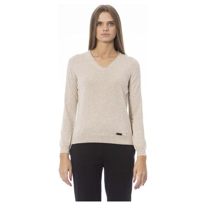 Baldinini Trend Beige Polyamide Women Sweater