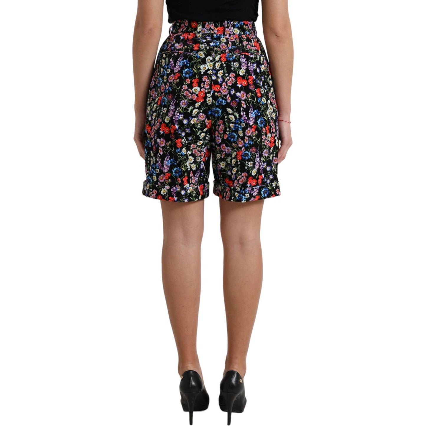 Dolce & Gabbana Chic Floral High Waist Hot Pants Shorts Dolce & Gabbana