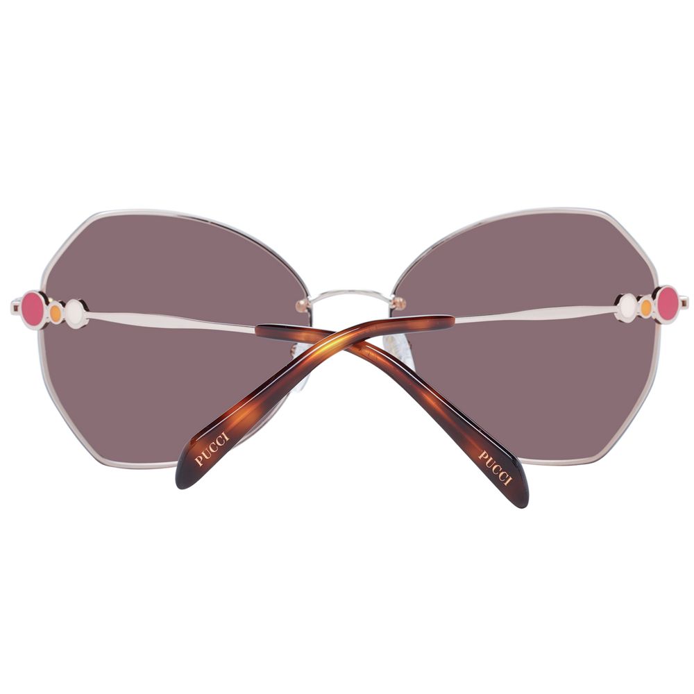 Emilio Pucci Rose Gold Women Sunglasses Emilio Pucci