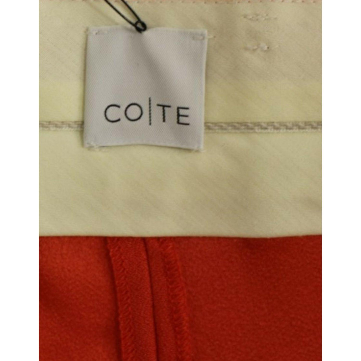 CO|TE Chic Orange Boyfriend Pants - Italian Crafted CO|TE