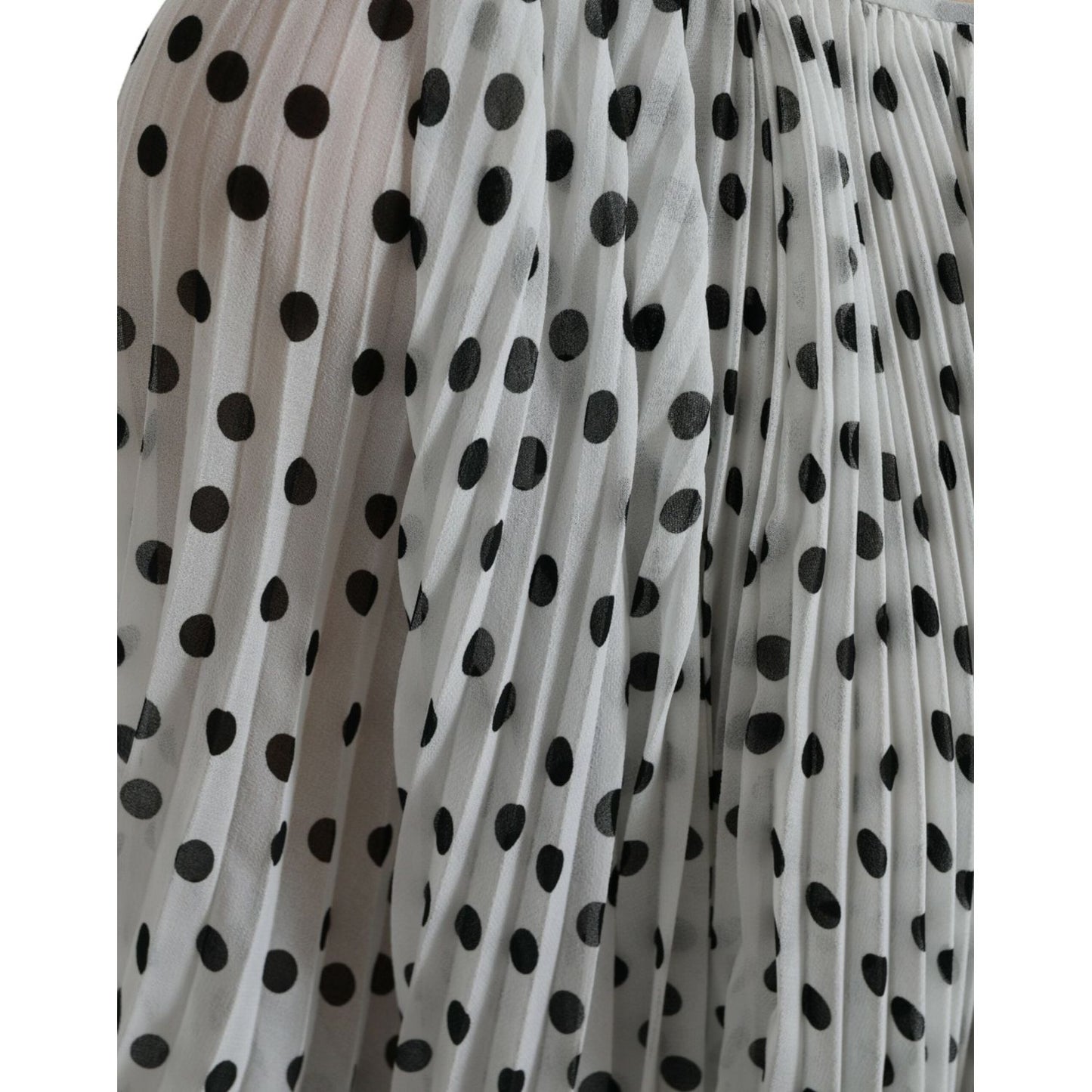 Dolce & Gabbana Elegant Polka Dots Maxi Dress Dolce & Gabbana