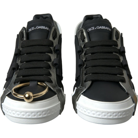 Dolce & Gabbana Elegant Calfskin Low Top Sneakers Dolce & Gabbana