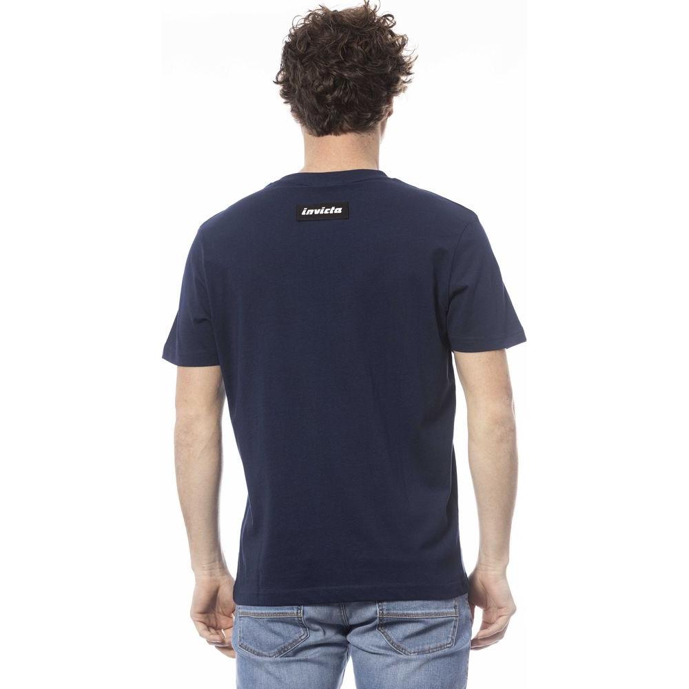 Invicta Blue Cotton Men T-Shirt Invicta