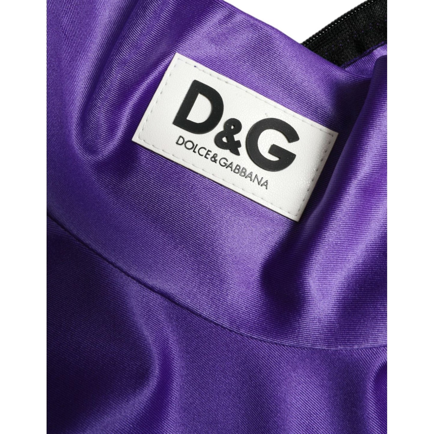 Dolce & Gabbana Elegant Long Sleeve Zip-Back Top Dolce & Gabbana