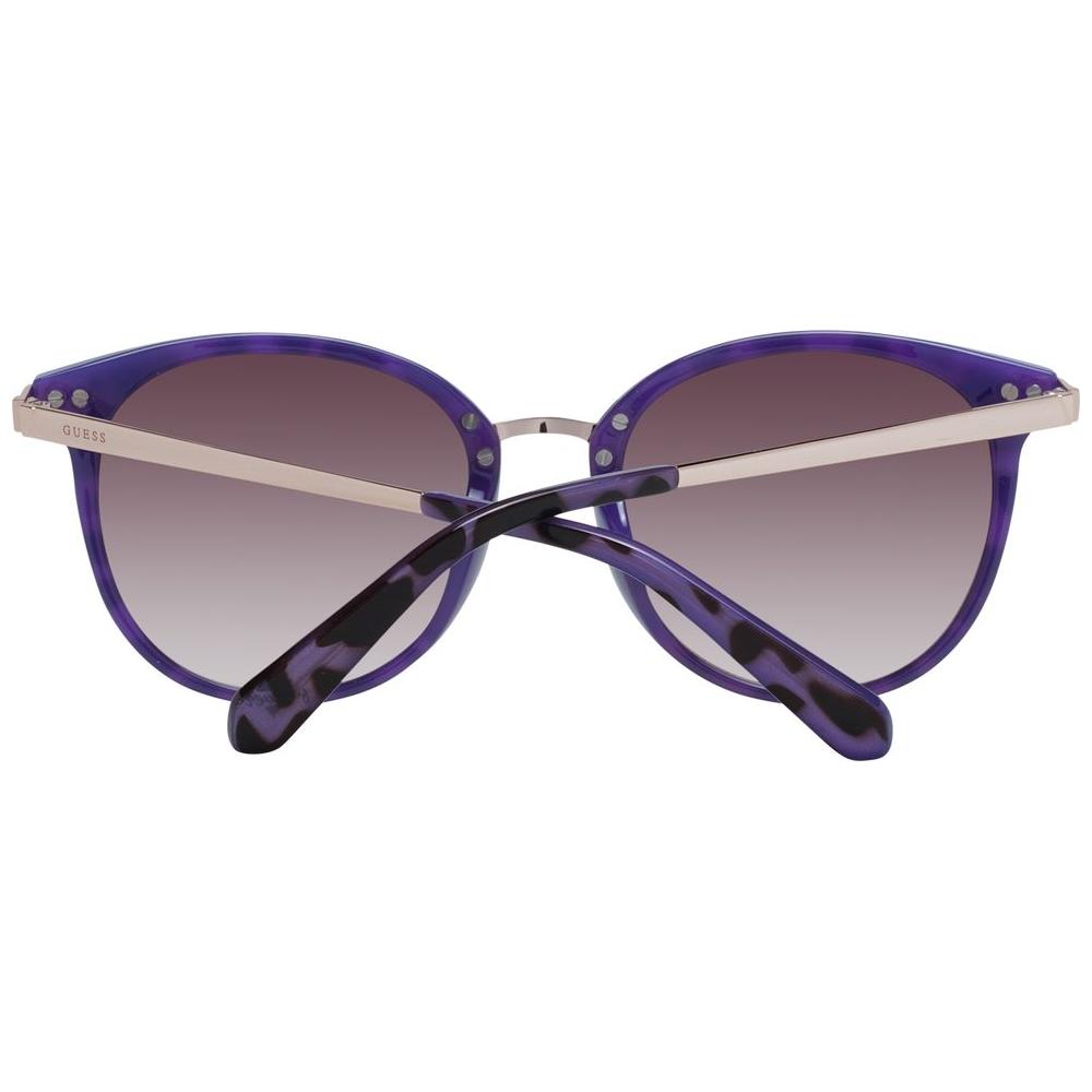 Guess Purple Unisex Sunglasses