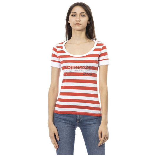 Trussardi Action Multicolor Cotton Women Top Trussardi Action