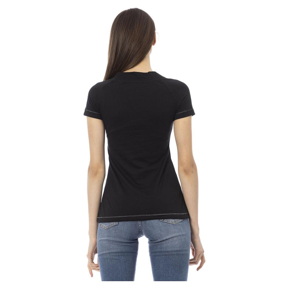 Trussardi Action Black Cotton Women Top Trussardi Action