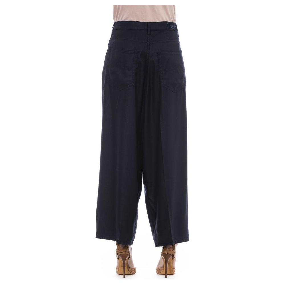 Jacob Cohen Black Cotton Women Pant Jacob Cohen