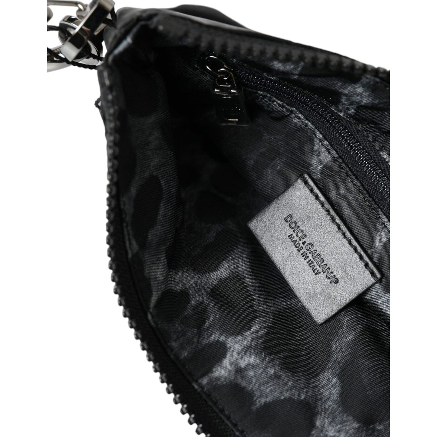 Dolce & Gabbana Chic Nylon-Leather Designer Pouch Dolce & Gabbana