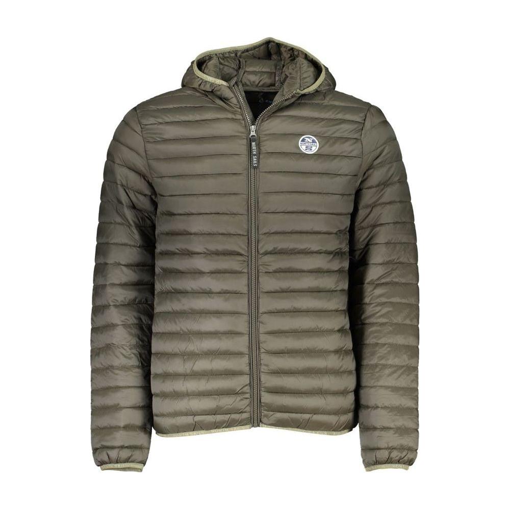 North Sails Green Polyamide Men Jacket North Sails